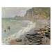 Obrazová reprodukce Etretat, beach and the Porte d'Amont, 1883, Claude Monet, 40 × 30 cm