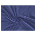 Kvalitex satén prostěradlo Luxury Collection tmavě modré 140x200