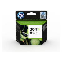 HP 304XL originální inkoustová kazeta černá N9K08AE Černá