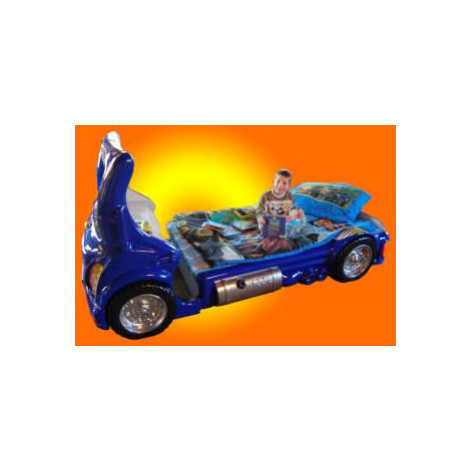 Dětská auto postel Truck modrá