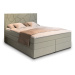 MSL Kontinentální čalouněná postel TAMARA (140 x 200 cm) Barva látky: INARI 100