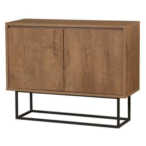 Skříňka Zuri Walnut and Black Hanah Home