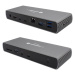 i-Tec Thunderbolt 4 Dual Display Docking Station + Power Delivery 96W TB4DUALDOCKPD Šedá