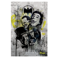 Umělecký tisk Batman-Graffitti, 26.7 × 40 cm