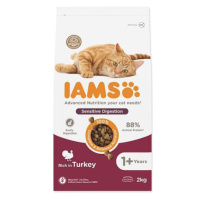 Krmivo IAMS Cat Adult Sensitive Digestion Turkey 2kg