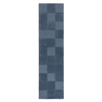 Flair Rugs koberce Běhoun Moderno Checkerboard Blue - 60x230 cm