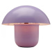 KARE Design Stolní lampa Mushroom - fialová, 27cm