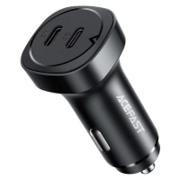 Nabíječka do auta Car Charger Acefast B2, 72W, 2x USB-C (black)