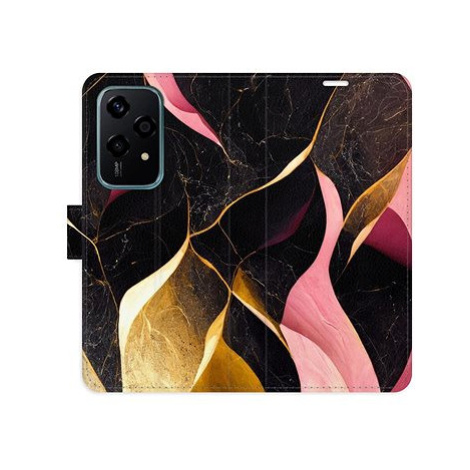 iSaprio Flip pouzdro Gold Pink Marble 02 pro Honor 200 Lite