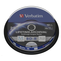 VERBATIM MDisc BD-R(10-pack)Spindle/4x/25GB