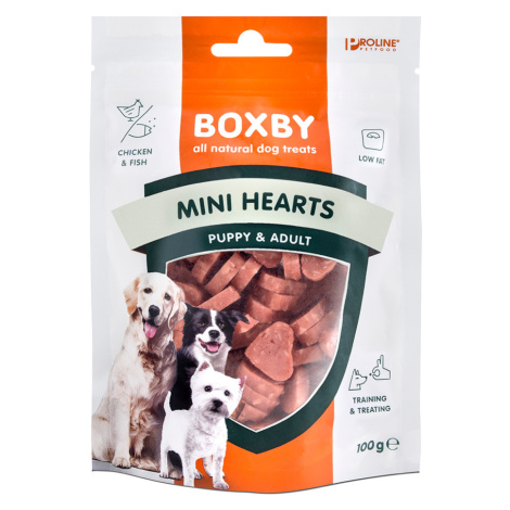 Boxby Puppy Snacks Mini Hearts - 3 x 100 g