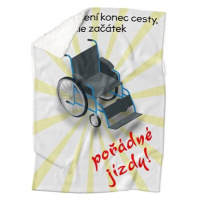 IMPAR Beránková deka Důchod není konec cesty