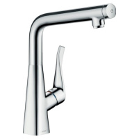 Dřezová baterie Hansgrohe Metris Select M71 s otočným raménkem chrom 14883000