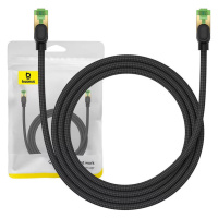 Kabel Baseus Braided network cable cat.8 Ethernet RJ45, 40Gbps, 1,5m (black)