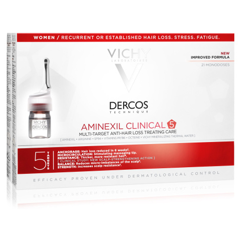 Vichy Dercos Aminexil Clinical 5 pro ženy 21x6 ml