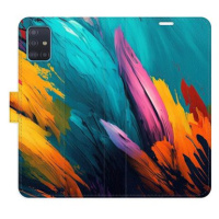 iSaprio flip pouzdro Orange Paint 02 pro Samsung Galaxy A51