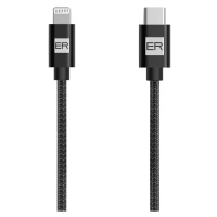 ER POWER kabel USB-C/Lightning 200cm černý