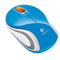 Logitech Wireless Mouse M187, blue