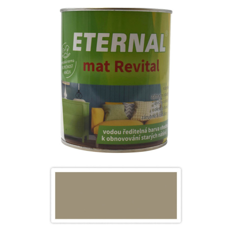 ETERNAL mat Revital - univerzální vodou ředitelná akrylátová barva 0.7 l Šedobéžová RAL 1019