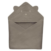 Lionelo Muslin Hooded Towel Beige Cappuccino