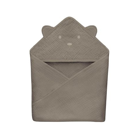 Lionelo Muslin Hooded Towel Beige Cappuccino