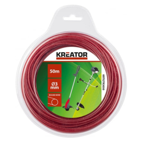 Struna kulatá KREATOR 3 mm x 50 m PPKRTGTR3050