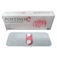 POSTINOR 0,75 mg 2 tablety