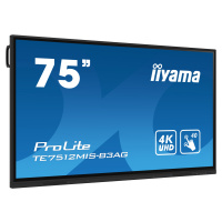 Interaktivní obrazovka iiyama TE7512MIS-B3AG 75 Ips Led 4K /vga, 3xHDMI, Usb-c