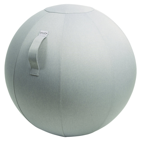 VLUV Sedací míč LEIV, potah z tkaniny se vzhledem plátna, 700 - 750 mm, stříbrošedá
