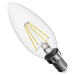 EMOS LED žárovka Filament svíčka / E14 / 3,4 W (40 W) / 470 lm / neutrální bílá ZF3221