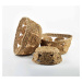 Mondex Úložný košík Bali M 21x9 cm hnědý