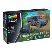 Plastic ModelKit military 03344 - Krupp Protze KFZ 69 s 3,7cm Pak (1:76)