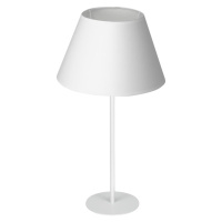 Stolní lampa ARDEN 1xE27/60W/230V pr. 30 cm bílá