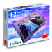 Dino Kostky kubus Ledové království/Frozen dřevo 12ks v krabičce 21x18x4cm