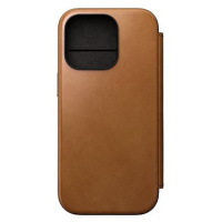 Nomad Modern Leather Folio English TanC iPhone 16 Pro