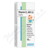 Vitamin D3 400 I.U. kapky 10 ml Generica