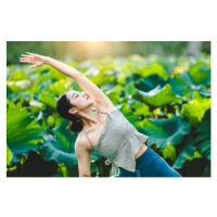 Fotografie By the lotus pond, a young, jia yu, 40 × 26.7 cm