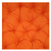 Polstr na PAPASAN a VAJÍČKO 110 cm - oranžový melír