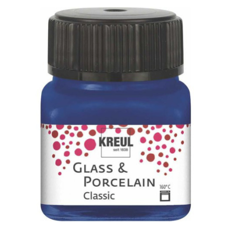 Kreul Barva na sklo a porcelán  classic 20 ml KRÁLOVSKÁ MODRÁ