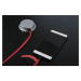 Solight USB výsuvný blok zásuvek, 3 zásuvky, plast, kruhový tvar, prodlužovací přívod 1,5m, 3 x 