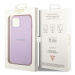 Guess GUHCP14MPSASBPU hard silikonové pouzdro iPhone 14 PLUS 6.7" purple Saffiano Strap