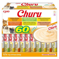 Inaba Churu cat snack kuře mix multipack 60x14g