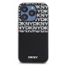 DKNY PU Leather Repeat Pattern Card Pocket Zadní Kryt pro iPhone 15 Pro Black