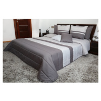 Luxusní přehozy na postel v šedých barvách