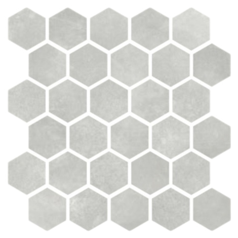 Mozaika Cir Materia Prima grey vetiver hexagon 27x27 cm lesk 1069911