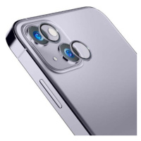 Tvrzené sklo 3mk Lens Pro ochrana kamery pro Apple iPhone 15 Plus, blue