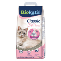 Biokat´s Classic Fresh 3 v 1 s vůní dětského pudru - 10 l