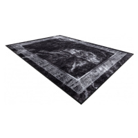 Kusový koberec Miro 51278.810 Marble black / white 120x170 cm