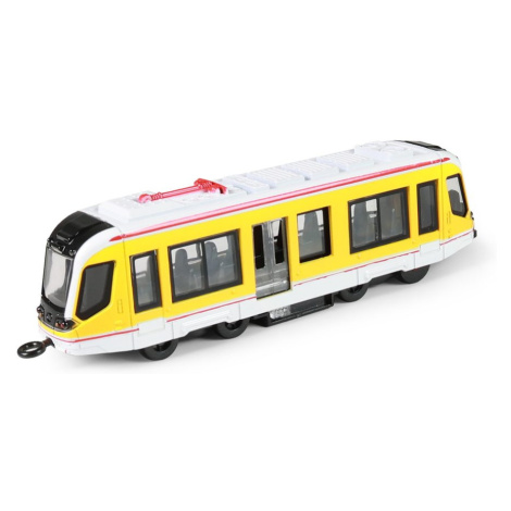 RAPPA Kovová tramvaj žlutá 20 cm
