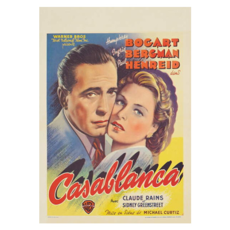 Belgian School, - Obrazová reprodukce Casablanca, (26.7 x 40 cm)